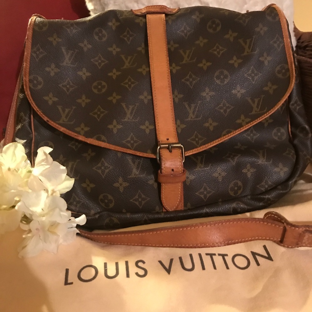 💜🌼SOLD🌼💜VINTAGE Louis Vuitton SAUMUR 35 - Picture 1 of 8